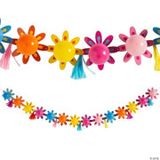 Fiesta Flower Balloon Garland W/Tassel - 1 Piece