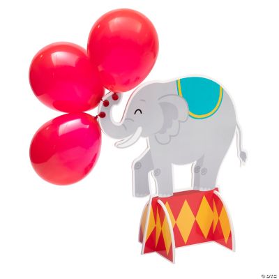 Carnival Table Top Balloon Centerpiece - 4 Pieces
