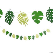 Tropical Paper Leaf Garland - 1 Piece