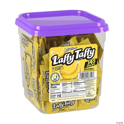 Laffy Taffy Banana Mini Bar Tub - 145 Pieces
