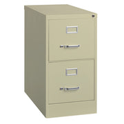OfficeSource Steel Vertical File Collection 2 Drawer Vertical File Cabinet, 25" Deep, Legal - Putty