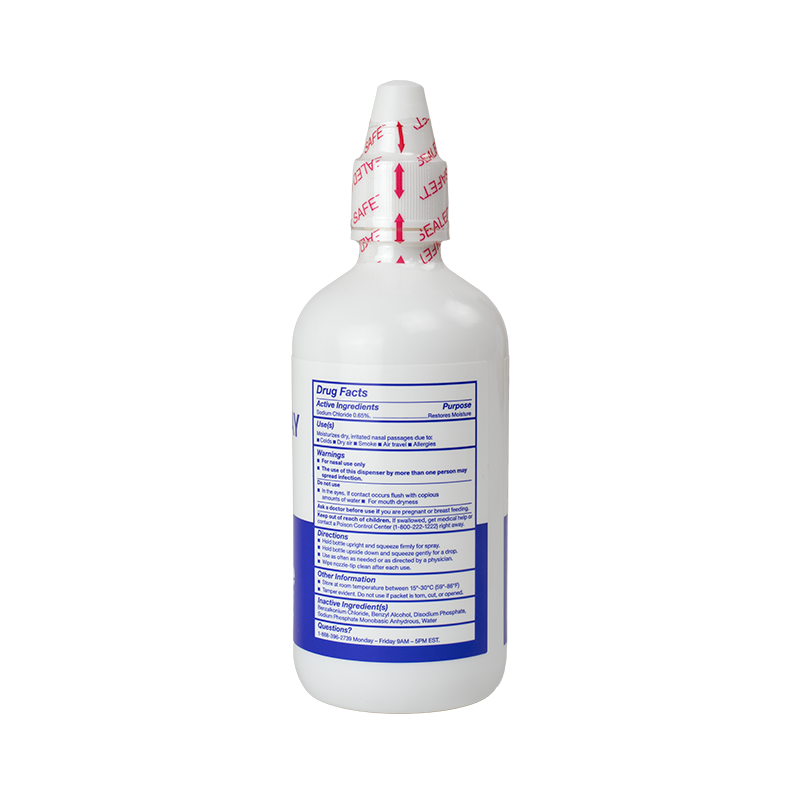 Saline Nasal Spray, 3 fl. oz. - 72 per case