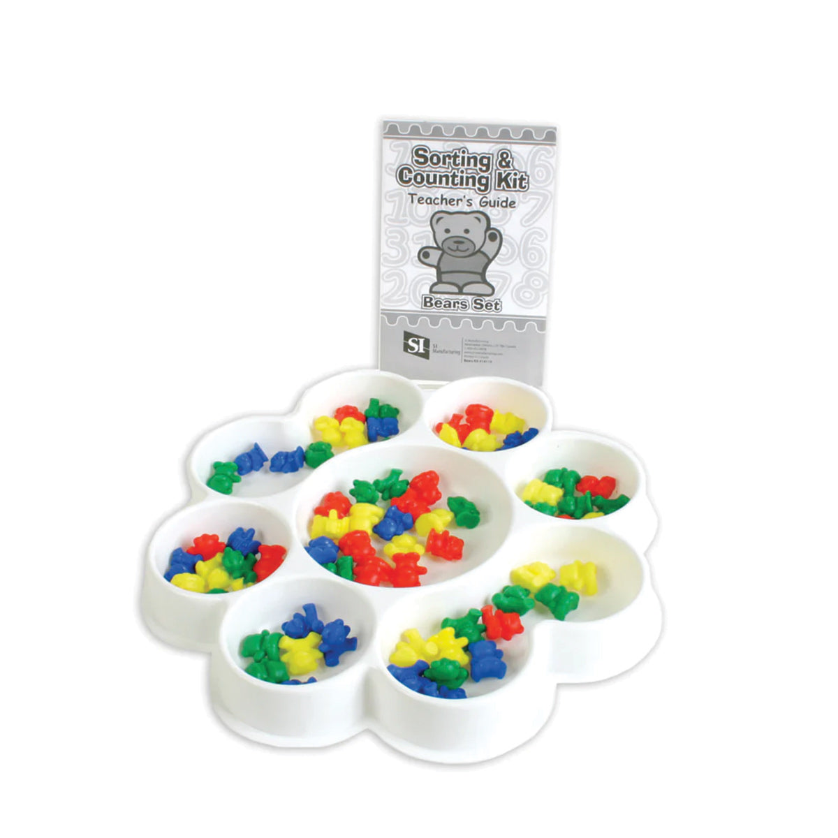 Composite Sorting/Counting Tray and Guides, Set of 120