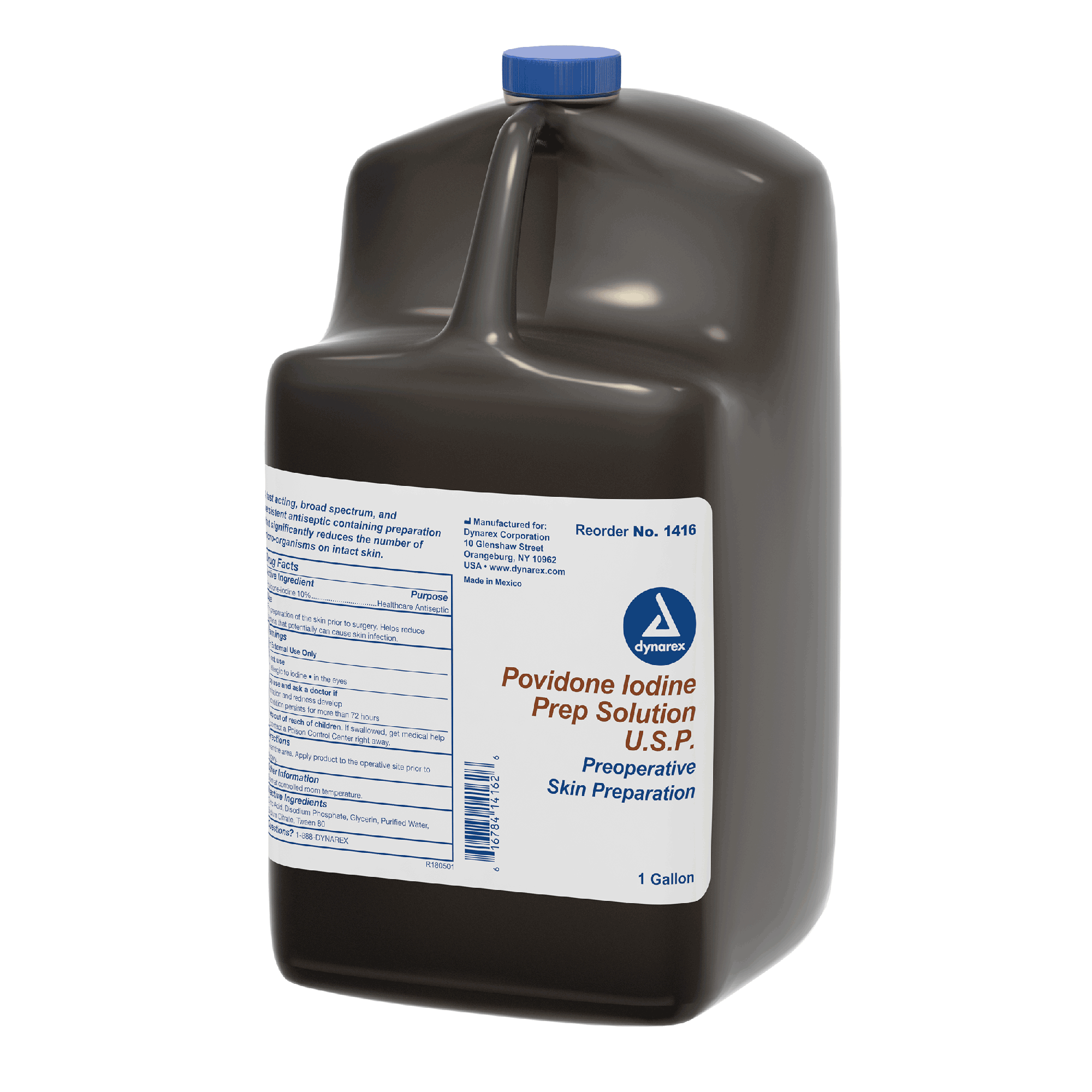 Povidone Iodine Prep Solution, 1 gal. Bottle, 4 bottles per Case