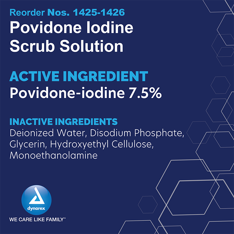 Povidone Iodine Scrub Solution, 1 gal. Bottle, 4 bottles per Case