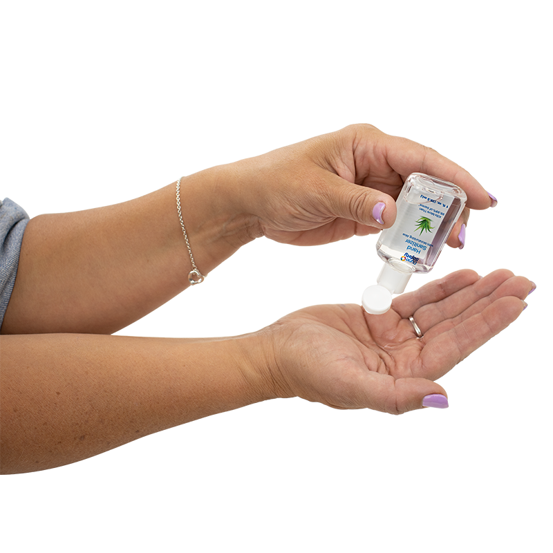 Hand Sanitizer with Moisturizing Aloe, 1 oz. Bottle - 24 pcs per Box/6 Boxes per Case