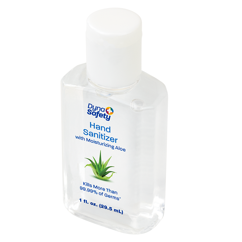 Hand Sanitizer with Moisturizing Aloe, 1 oz. Bottle - 24 pcs per Box/6 Boxes per Case