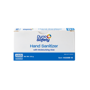 Hand Sanitizer with Moisturizing Aloe, 0.9g Packet - 10 pcs per Box/100 Boxes per Case