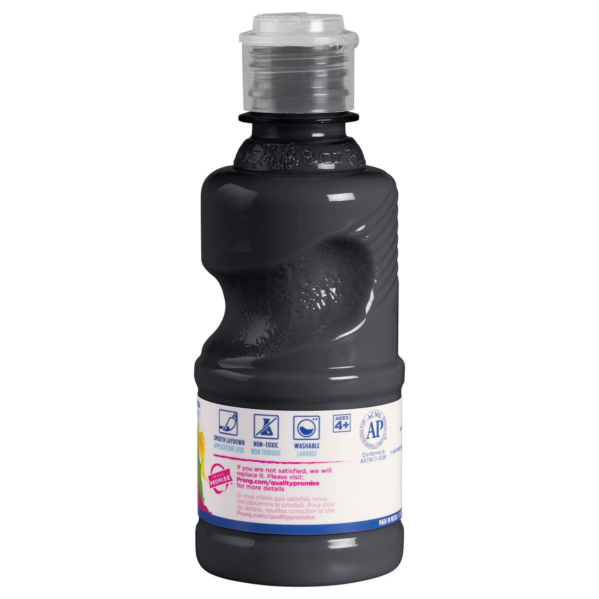 (6 EA) TEMPERA PAINT WASH 8OZ BLK