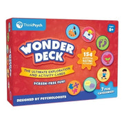 ThinkPsych WonderDeck – 154 Activities for Kids 8-12 – Educational & Travel Card Game