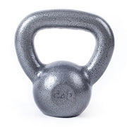 CAP 25 lb Hammertone Cast Iron Kettlebell, Gray