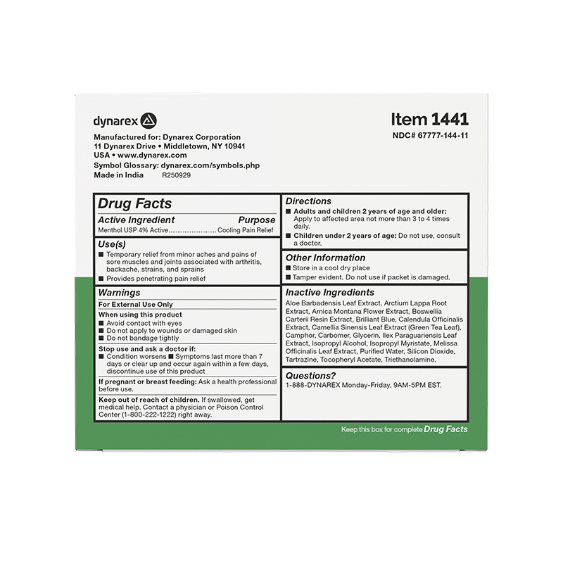 X-Treme Freeze, 3 mL Packet - 100 pcs per Box/2 Boxes per Case