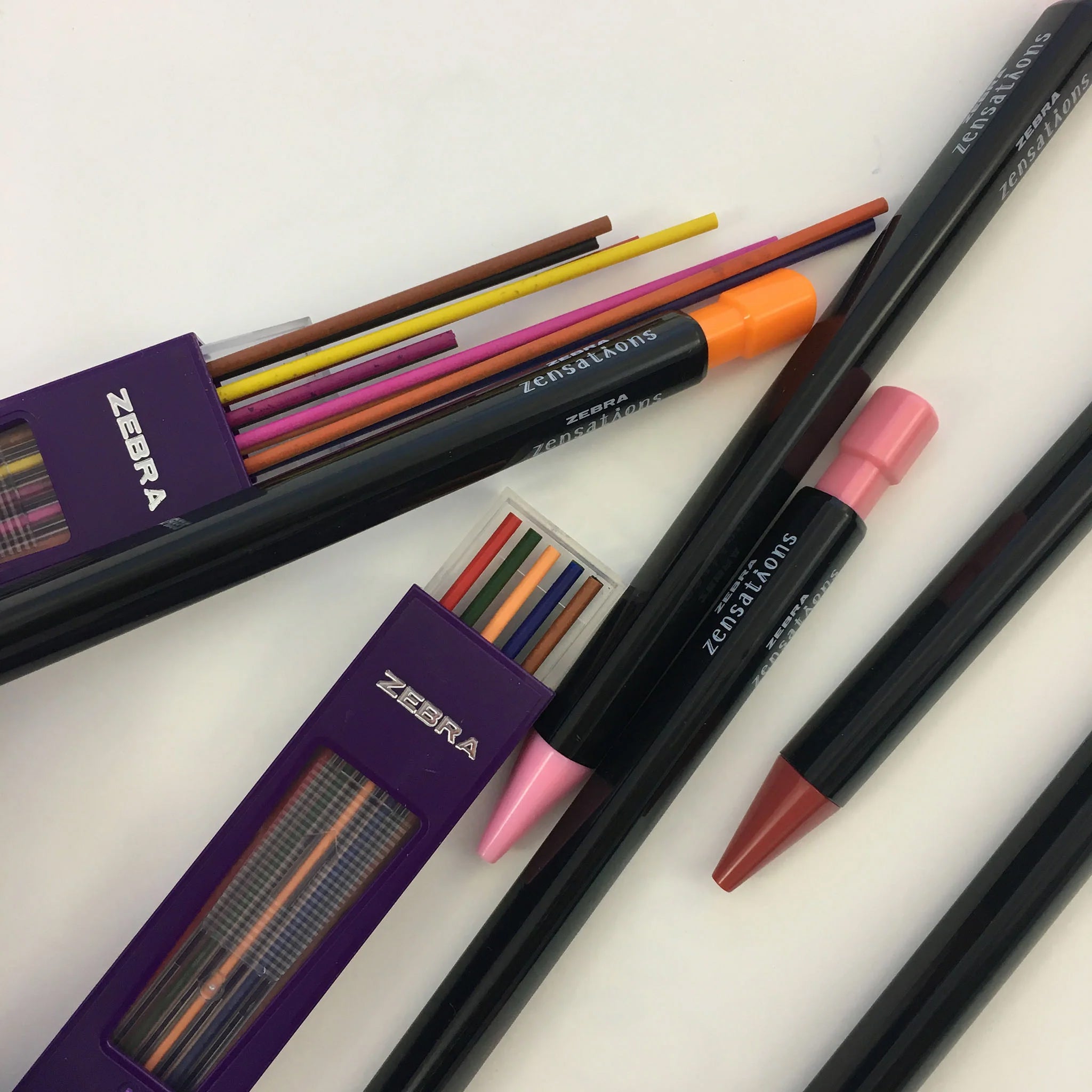Refillable Mechanical Colored Pencils, Pack of 12