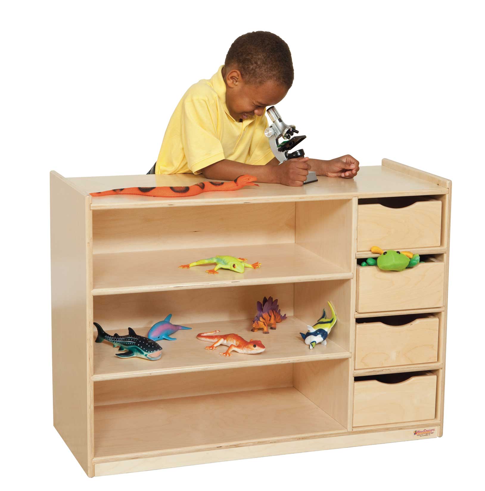 Storage Center with Drawers