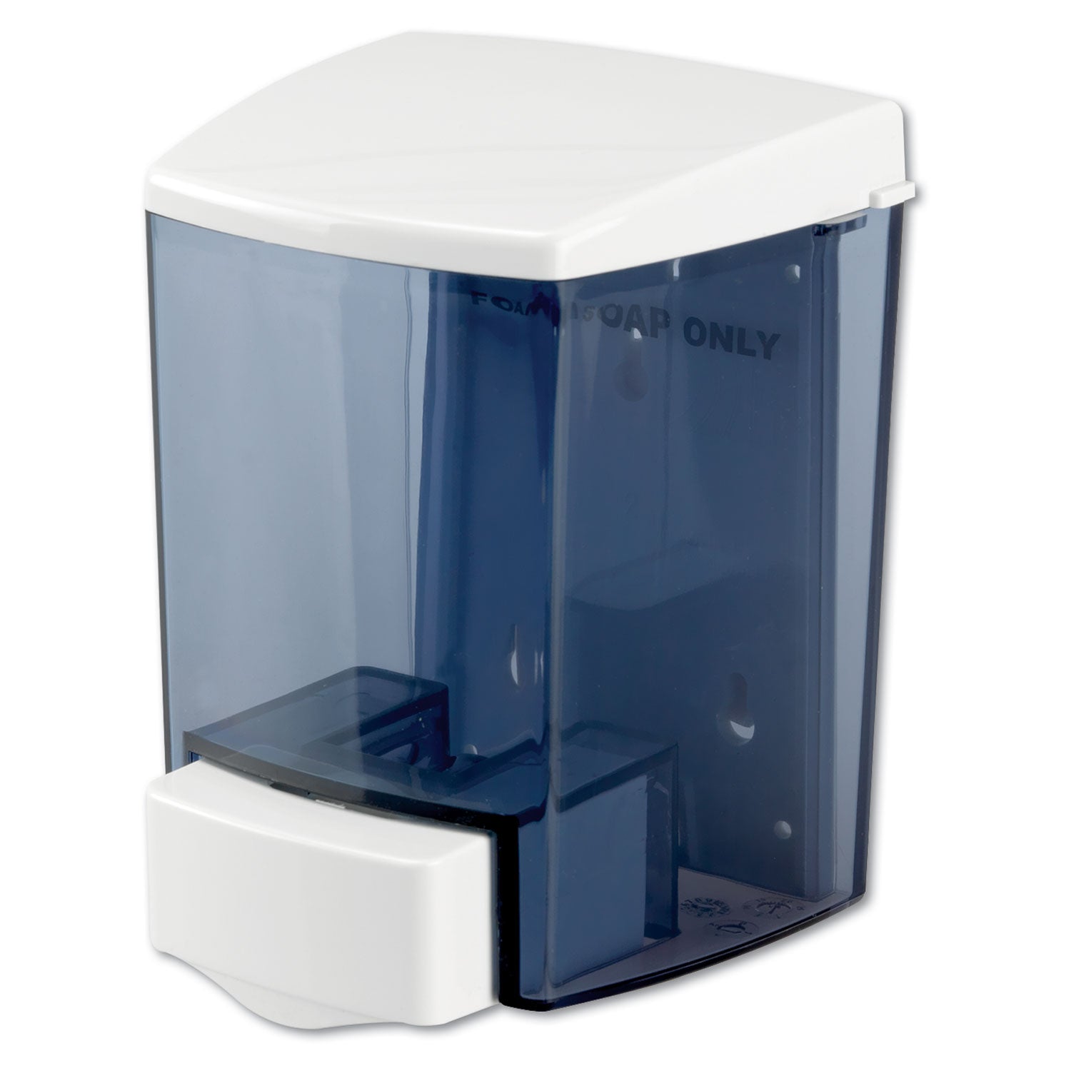 Encore Foam-Eeze Bulk Foam Soap Dispenser, See Thru, 900 Ml, 4.5 X 4 X 6.25, White