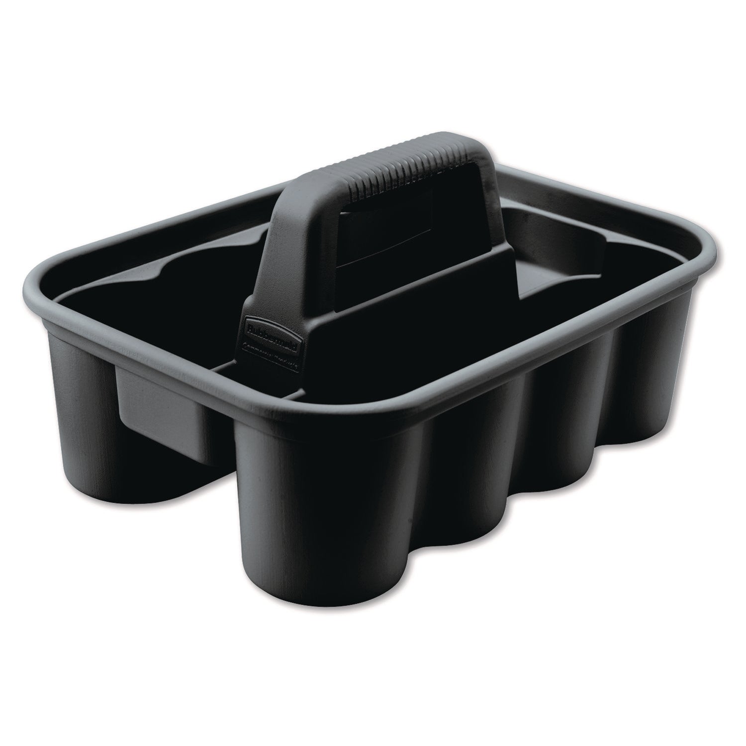 Rubbermaid Commercial Deluxe Carry Caddy - 15" Length x 10.90" Width x 7.40" Height - Ergonomic Design, Comfortable, Handle, Heavy Duty - Black - 1 Each