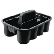 Rubbermaid Commercial Deluxe Carry Caddy - 15" Length x 10.90" Width x 7.40" Height - Ergonomic Design, Comfortable, Handle, Heavy Duty - Black - 1 Each