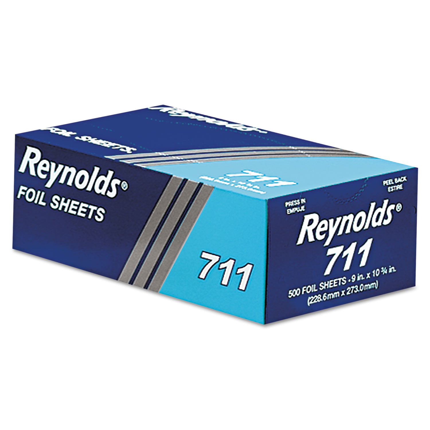 Pop-Up Interfolded Aluminum Foil Sheets, 9 x 10.75, 500/Box, 6 Boxes/Carton
