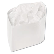 Classy Cap, Crepe Paper, Adjustable, One Size Fits All, White, 100 Caps/Pack, 10 Packs/Carton