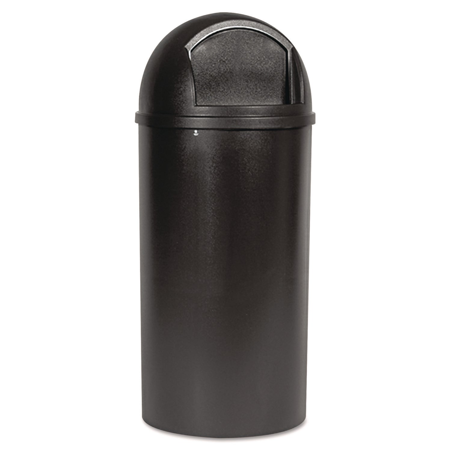 25 gal Capacity - Fire-Safe, Scratch Resistant, Rugged, Dent Resistant, Scratch Resistant, Hinged Door - 42" Height x 18" Diameter - Brown - 1 Each