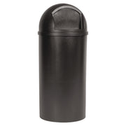 Marshal Classic Container, 15 gal, Plastic, Brown
