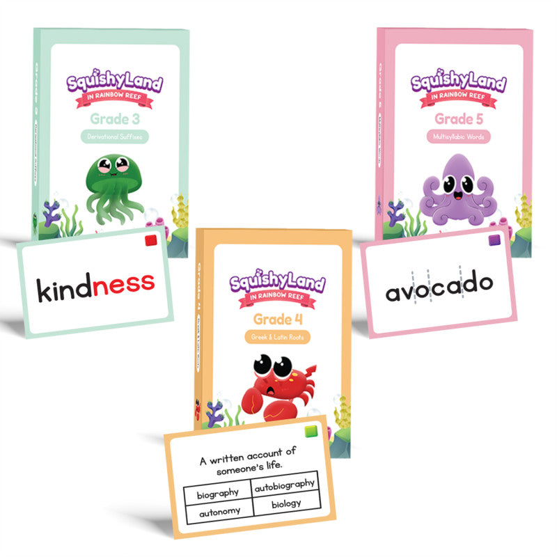Squishyland Board Game 3-5 Expansion Card Packs