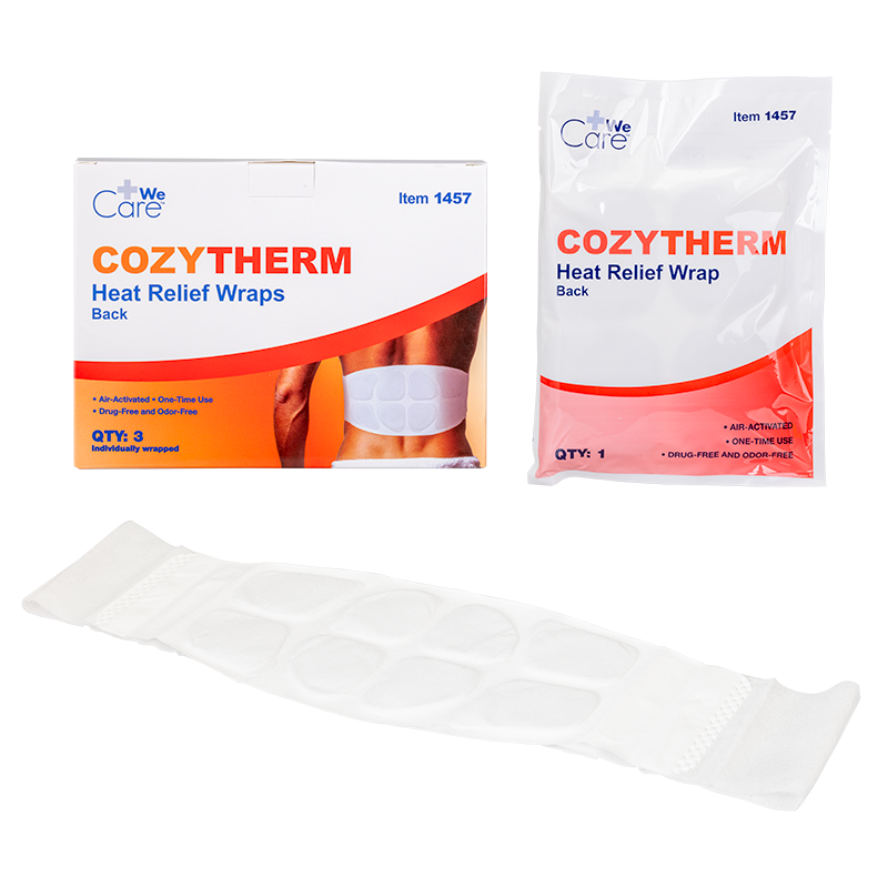 CozyTherm - Heating Relief Wrap - Back,  - 3 bags per Box/10 Boxes per Case