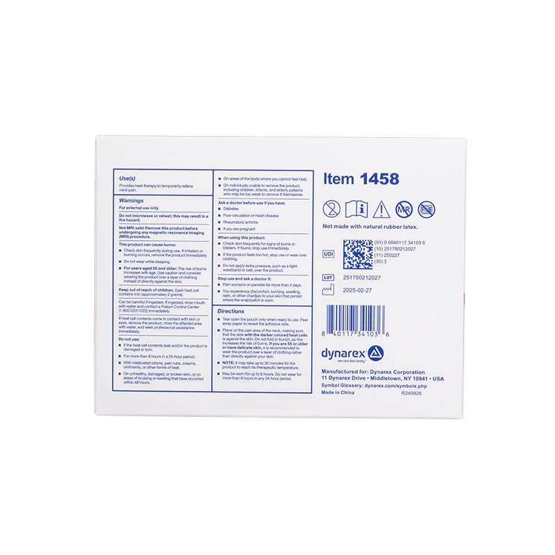 CozyTherm - Heating Relief Patch - Neck,  - 3 bags per Box/10 Boxes per Case