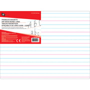 Frameless Magnetic Dry Erase Board - Lined 9 x 12"