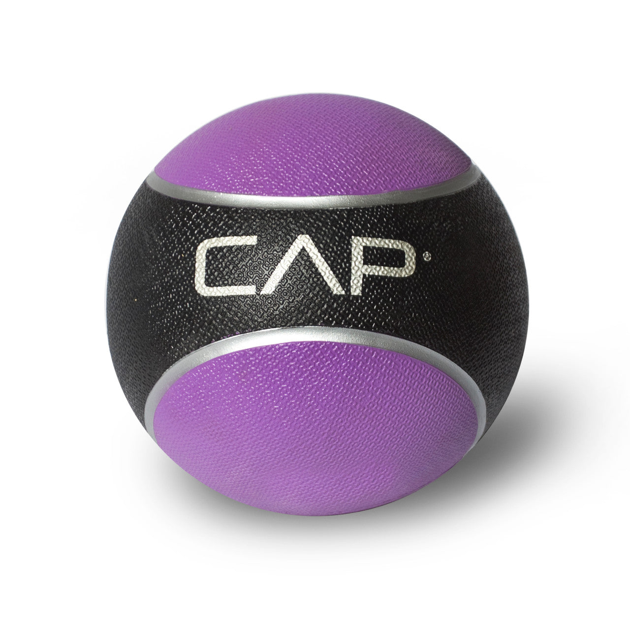 CAP 4 lb Barbell Rubber Medicine Ball - Purple