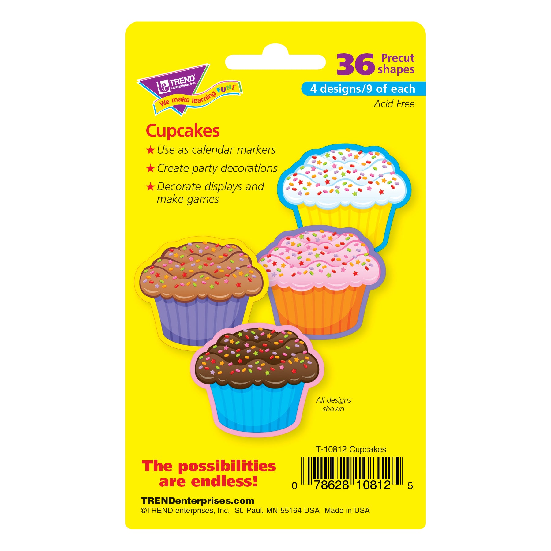 Cupcakes Mini Accents Variety Pack, 36 ct