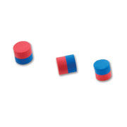 Single Color Counters for Ten Frame, Red and Blue Color Counters, Set of 20
