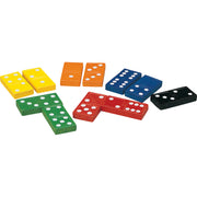 Double Six Wooden Dominoes Dominoes, 6 Colors, Set of 168