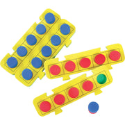 Magnetic Foam Five Frames, Set of 4 Boards, Dual Color Counters