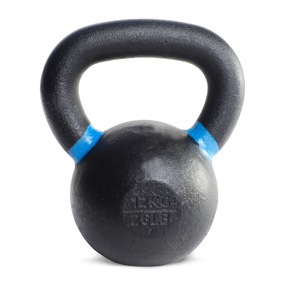 CAP 26 lb Barbell Cast Iron Competition Weight Kettlebell - Blue