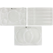 Transparent sorting tray - Bar Chart, Web and Venn Diagram, Set of 3