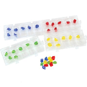Transparent Jewels with Ten Frame