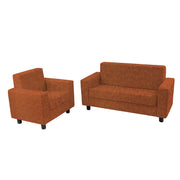 KD Back Chair Sofa Set 12in H / Hazelnut