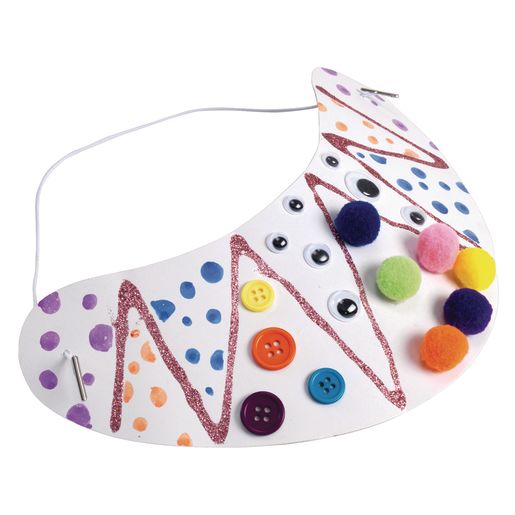 Colorations Decorate Your Own Visors  Set of 24 by Colorations