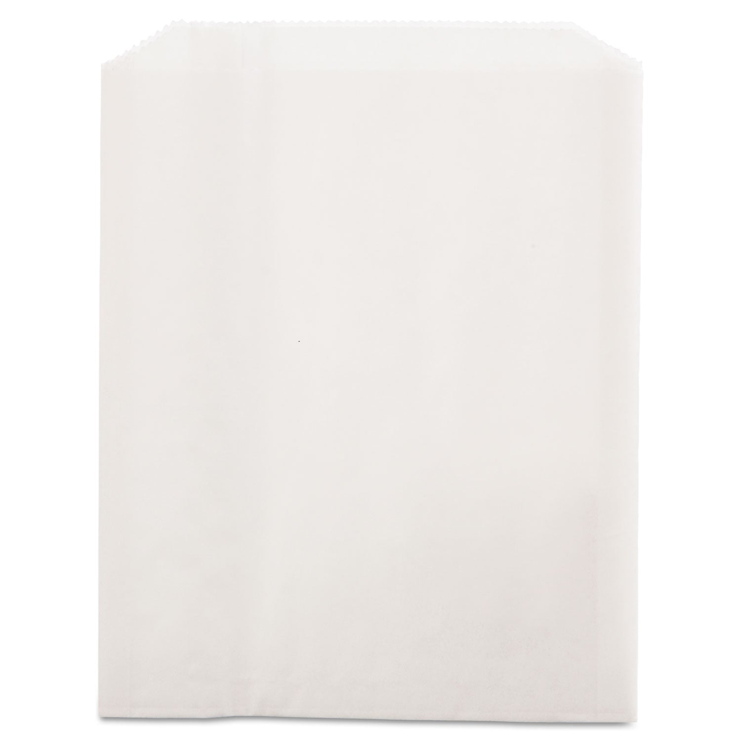 Grease-Resistant Single-Serve Bags, 6" x 0.75" x 7.25", White, 2,000/Carton