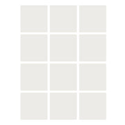 Dry Erase Stickables with Dry Erase Marker, White, 4" x 4", 12 Per Pack, 2 Packs