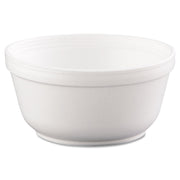Insulated Foam Bowls, 12 Oz, White, 50/pack, 20 Packs/carton