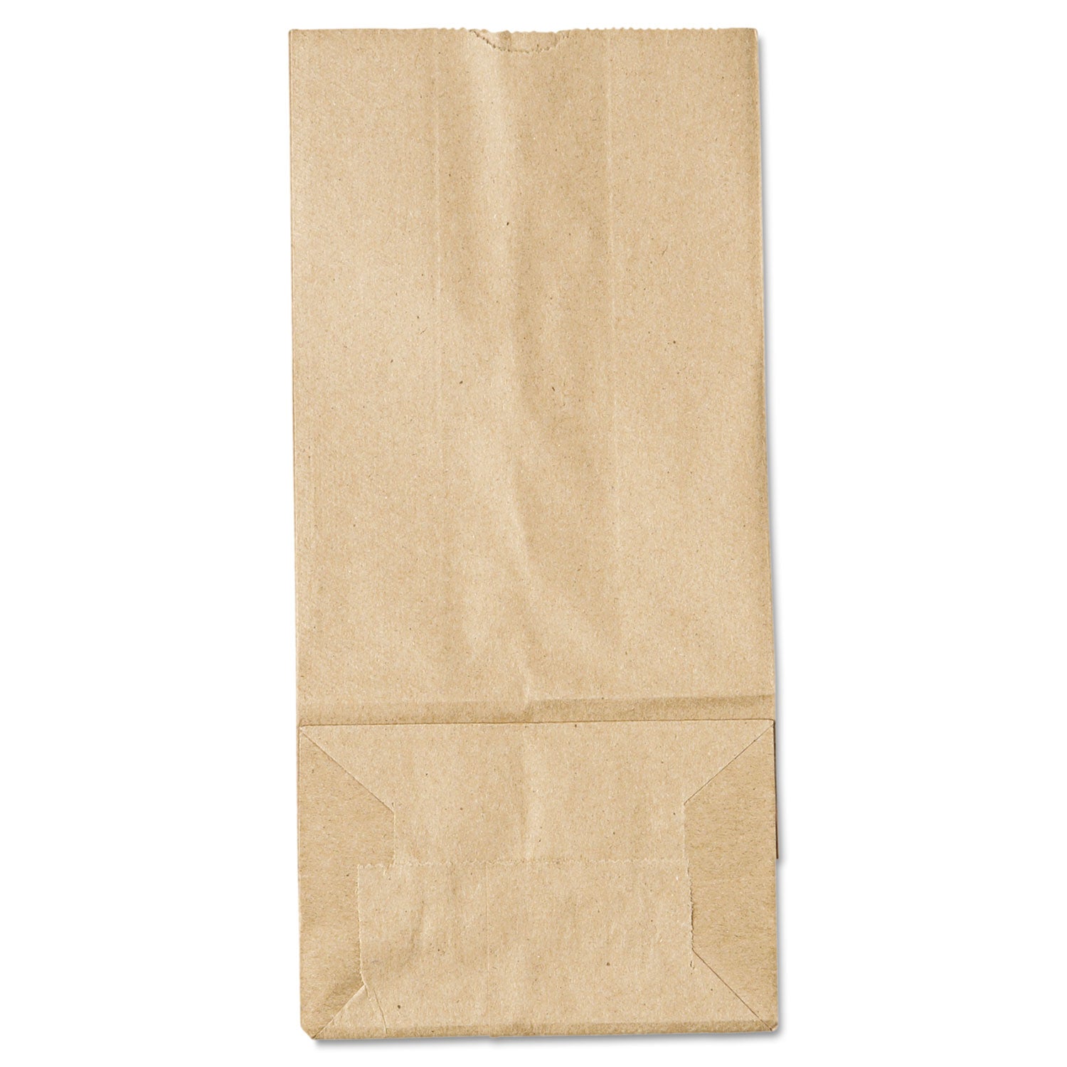 Grocery Paper Bags, #5 Size, 5.25" x 3.38" x 10.94", Natural, 500/Bundle