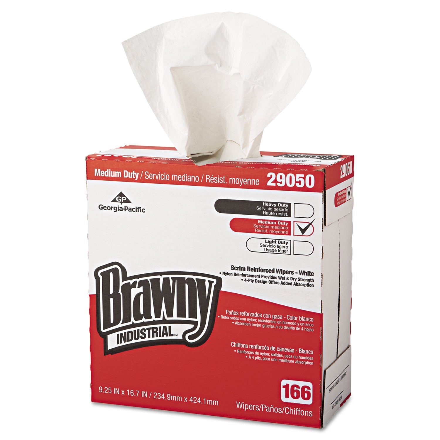 4 Ply - Quarter-fold - 9.20" Width x 16.50" Length - 830 Sheets - Brown - Paper - 166/Box - 5 / Carton