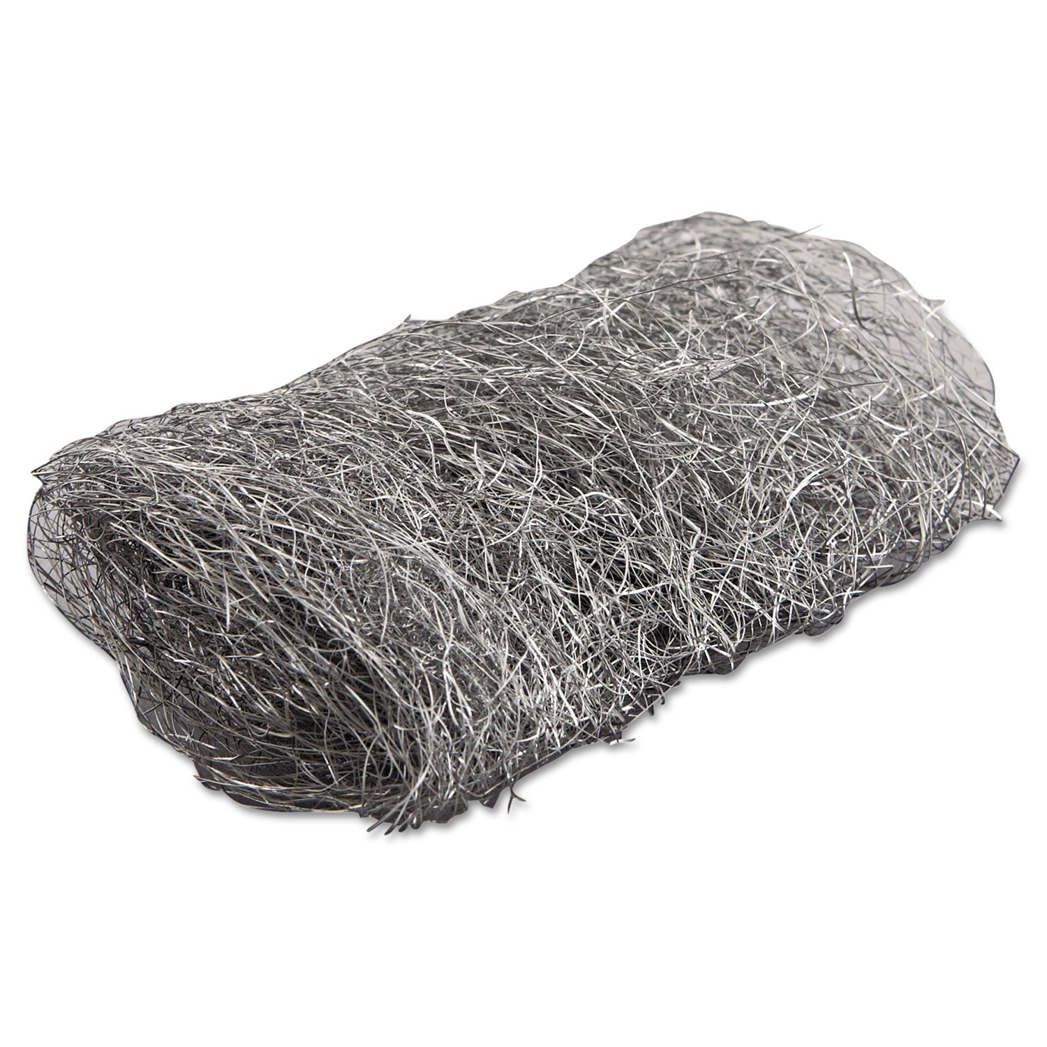 Industrial-Quality Steel Wool Hand Pads, #4 Extra Coarse, Steel Gray, 16 Pads/sleeve, 12 Sleeves/carton