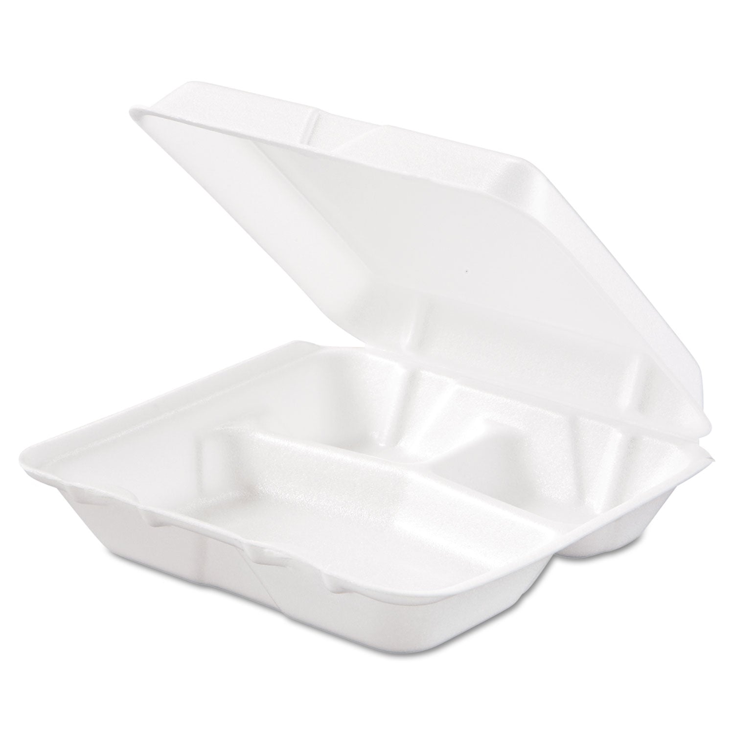 External Dimensions: 8" Length x 7.5" Width x 2.3" Height - Stackable - Extruded Polystyrene - White - For Transportation, Food Storage - 2 / Carton