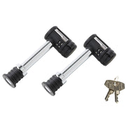 5/8in (16mm) Class III/IV Barbell™ Trailer Receiver Lock; 2-Pack