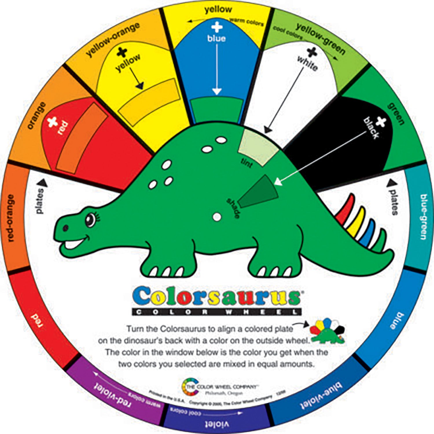 Colorsaurus (children's color wheel)