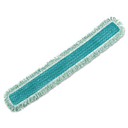 Rubbermaid Commercial HYGEN 48" Fringed Dust Mop Pad - 48" Width - MicroFiber - 1 Each