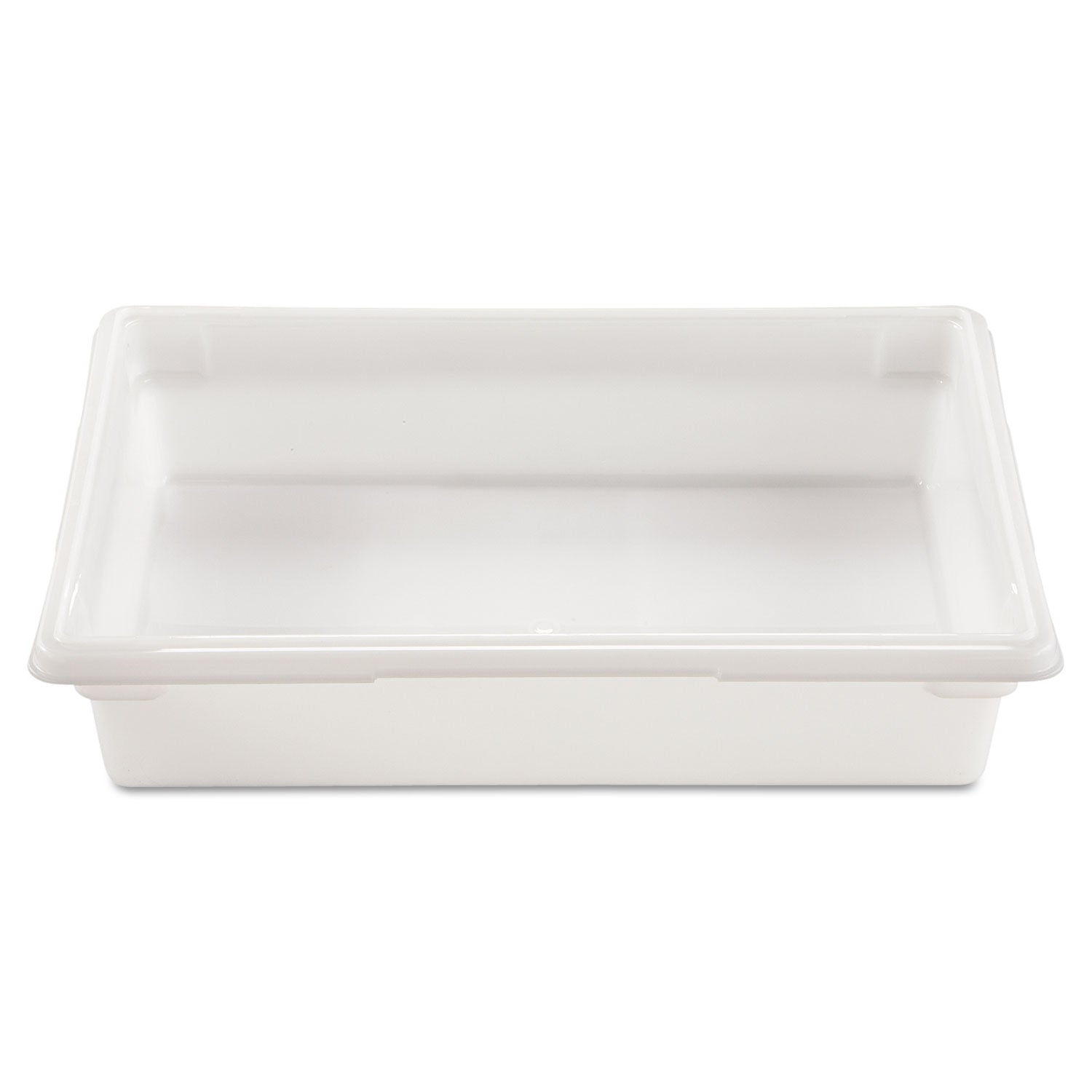 Food/Tote Boxes, 8.5 gal, 26 x 18 x 6, White, Plastic